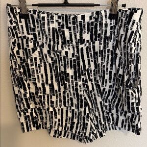 Apt. 9 Black and White Mini Shorts